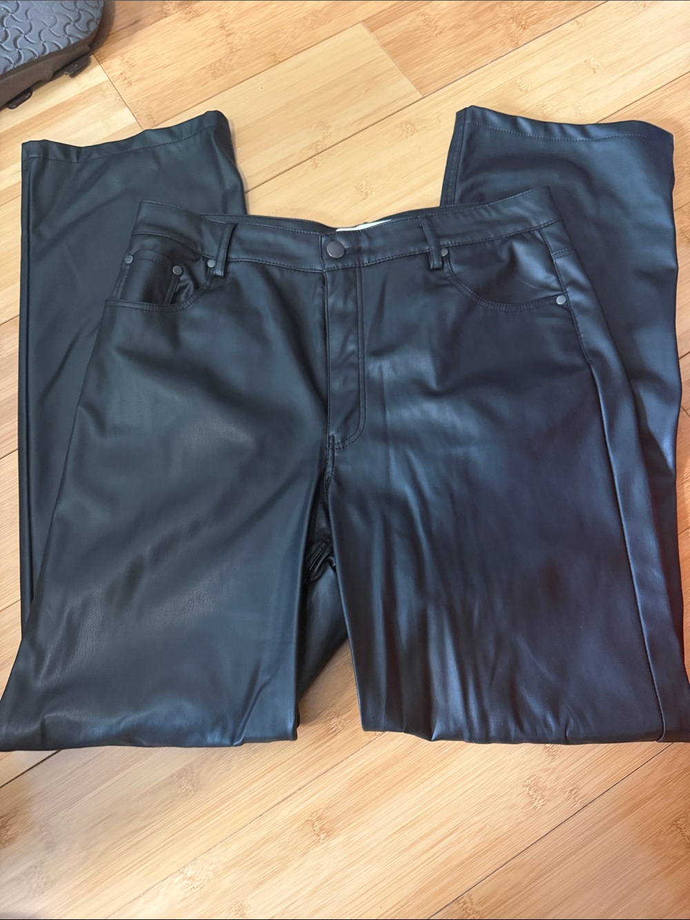 Zara Faux Leather Pants